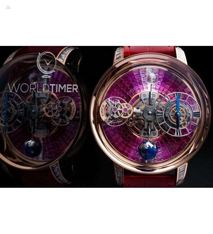 Jacob & Co. 捷克豹 [NEW][UNIQUE] Astronomia Tourbillon Baguette Ruby Degrade AT800.40.BD.UE.B (Retail:HK$8,800,000)