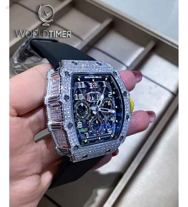 Richard Mille [2020 NEW] RM 11-03 White Gold Full Set Diamonds Watch