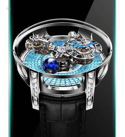 Jacob & Co. 捷克豹 [NEW][UNIQUE] Astronomia Tourbillon Baguette AT800.30.BD.BI.B (Retail:HK$7,920,000)