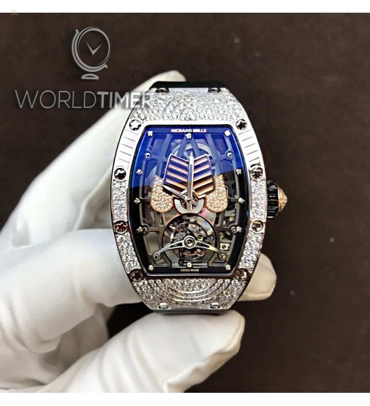RICHARD MILLE [NEW][LIMITED 5 PIECE] RM 71-01 TOURBILLON TALISMAN WHITE GOLD LADIES