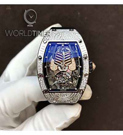 RICHARD MILLE [NEW][LIMITED 5 PIECE] RM 71-01 TOURBILLON TALISMAN WHITE GOLD LADIES