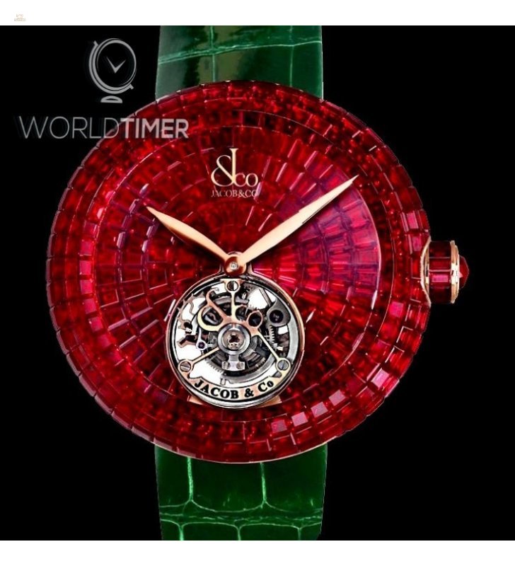 Jacob & Co. 捷克豹 [NEW] Brilliant Flying Tourbillon Ruby BT543.40.BR.UA.B (Retail:HK$9,545,000)