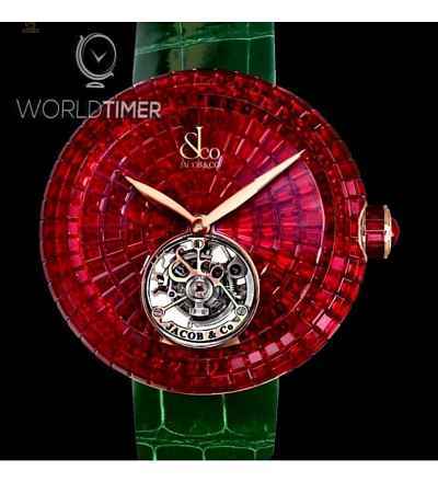 Jacob & Co. 捷克豹 [NEW] Brilliant Flying Tourbillon Ruby BT543.40.BR.UA.B (Retail:HK$9,545,000)
