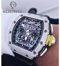 Thumbnail von Richard Mille [2019 NEW] RM 11-03 White Gold Full Set Diamonds Watch