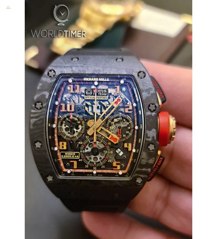 Richard Mille [2015 MINT] RM 011 Carbon NTPT Lotus F1 Team