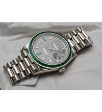 Thumbnail von Rolex [NEW][RARE] 228396TEM Day-Date 40mm Platinum Green Emerald (Retail:EUR 430.000)