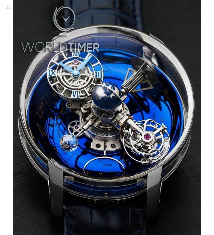 Jacob & Co. 捷克豹 [NEW][LIMITED 18 PIECE] Astronomia Sky Platinum Tourbillon AT110.60.AA.WD.A (Retail:HKD 6,512,000)
