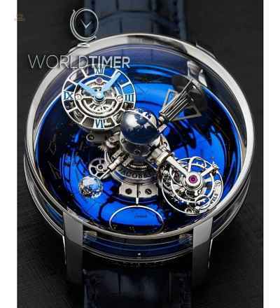 Jacob & Co. 捷克豹 [NEW][LIMITED 18 PIECE] Astronomia Sky Platinum Tourbillon AT110.60.AA.WD.A (Retail:HKD 6,512,000)