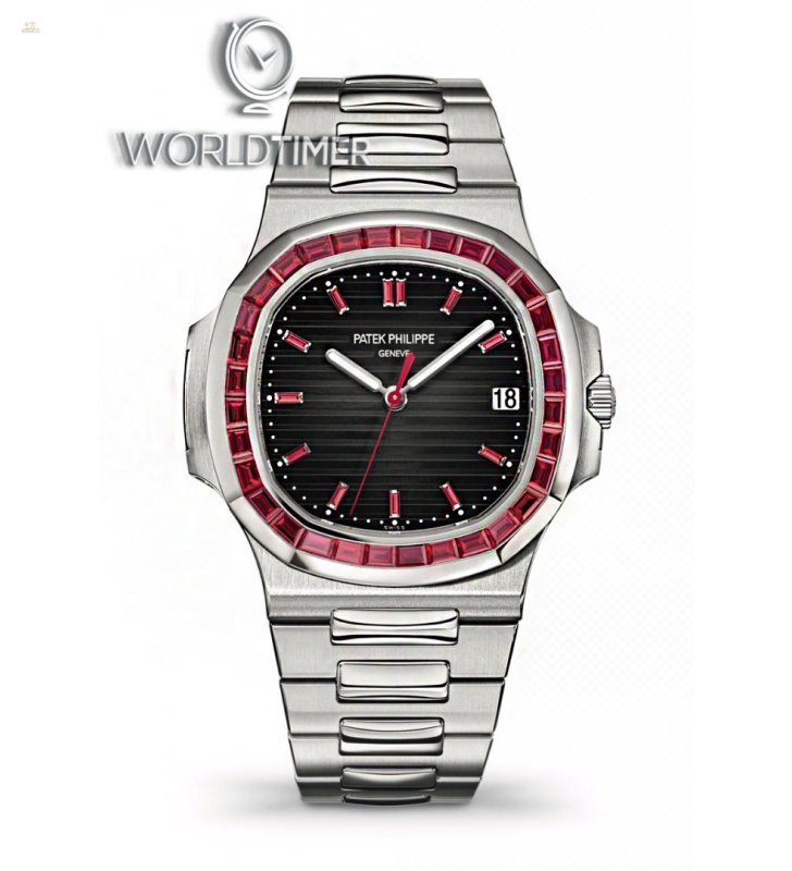 Patek Philippe [NEW] Nautilus Ruby 5711/112P Platinum Automatic Mens Watch