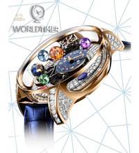 Thumbnail von Jacob & Co. 捷克豹 [NEW] Astronomia Solar Baguette Jewellery Planets Zodiac AS910.40.BD.BD.A (Retail:HK$6,864,000)