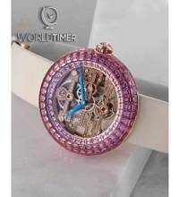 Thumbnail von Jacob & Co. 捷克豹 [NEW][LIMITED 18 PIECE] Brilliant Skeleton Art Deco Pink Sapphire BT545.40.SP.RB.B (Retail:HK$5,727,000)