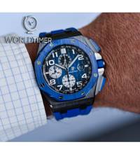 Thumbnail von Audemars Piguet [NEW] Royal Oak Offshore Chronograph Blue Smoked Dials 26405CE