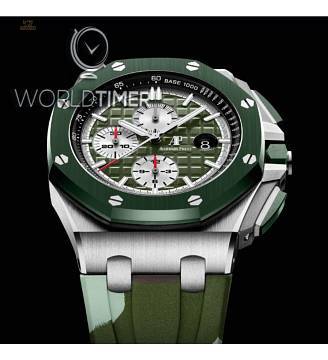 Audemars Piguet [NEW] Stainless Steel Green Camouflage 26400SO.OO.A055CA.01