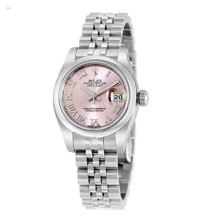 Rolex NEW-全新 Datejust 179160 Pink Salmon Roman Dial 26mm Jubilee Ladies (Retail:HK$46,600)