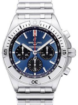  Breitling Chronomat 42 B01 42 Chronograph AB0134101C1A1 Blau </h1> 