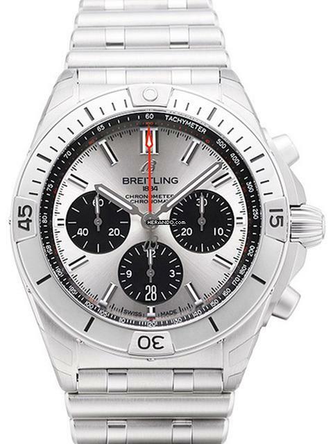  Breitling Chronomat 42 B01 42 Chronograph AB0134101G1A1 Silber </h1> 