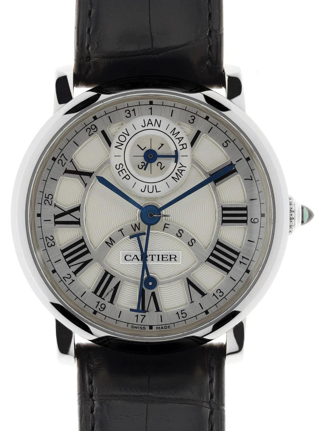  Cartier Rotonde de Cartier Gents Automatic Wristwatch Rotonde Perpetual Calendar Ref. </h1> 