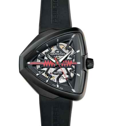  Hamilton Ventura H24535331 - Ventura Elvis80 Skeleton Auto Stainless Steel Men's Watch </h1> 