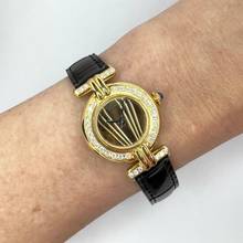Thumbnail von Cartier VERMEIL COLISÈE Quartz 24mm GP Diamond Watch </h1>