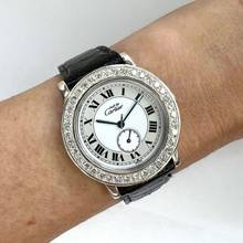 Thumbnail von Cartier RONDE 32mm Silver Watch 1.33TCW DIAMOND Watch </h1>