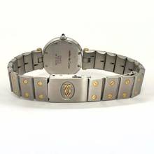 Thumbnail von Cartier Santos Ronde 27mm 2 Tone 0.39TCW DIAMOND Watch  </h1>