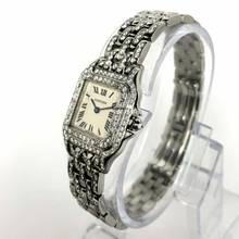 Thumbnail von Cartier Panthère 23mm Quartz Steel 3.18TCW Full DIAMONDS Watch </h1>