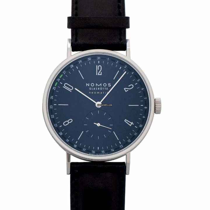  NOMOS Tangente Neomatik 182 - Tangente Neomatik 41 Update Midnight Blue Automatic Blue Dial 40.5mm Men's Watch </h1> 