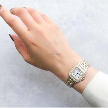 Thumbnail von Cartier Panthère 23mm 2 Row Gold 0.90TCW DIAMOND Watch </h1>