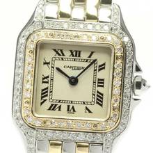 Thumbnail von Cartier Panthère 23mm 2 Row Gold 0.90TCW DIAMOND Watch </h1>
