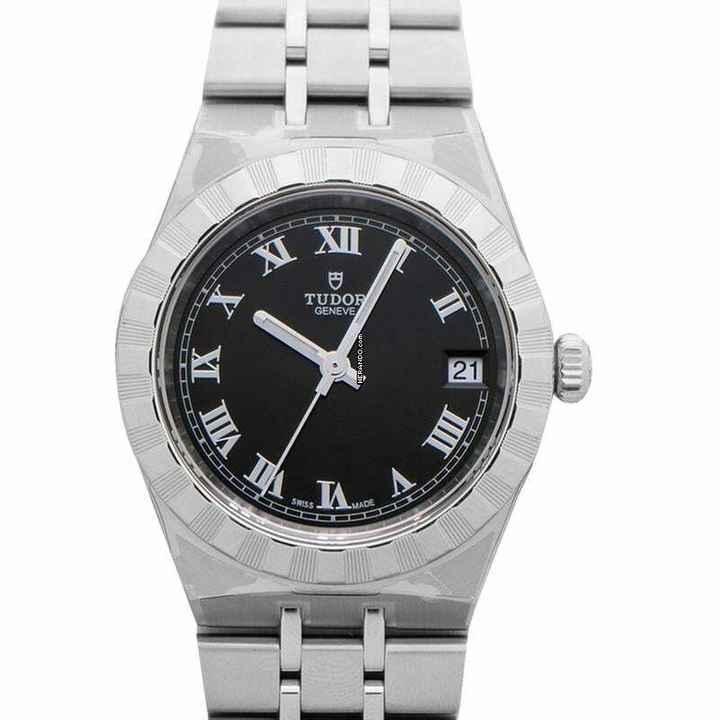  Tudor Royal 28400-0003 - Royal 34mm Steel Case Black Dial </h1> 