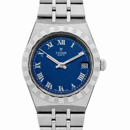  Tudor Royal 28400-0006 - Royal 34mm Steel Case Blue Dial </h1> 