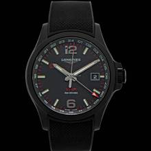 Thumbnail von Longines Conquest L37282569 - Conquest Quartz Black Dial Black PVD Men's Watch </h1>