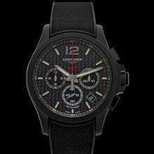 Thumbnail von Longines Conquest L37172669 - Conquest Quartz Carbon Fiber Dial Stainless Steel Men's Watch </h1>