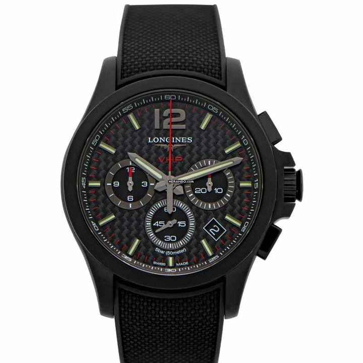  Longines Conquest L37172669 - Conquest Quartz Carbon Fiber Dial Stainless Steel Men's Watch </h1> 