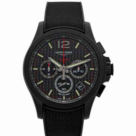  Longines Conquest L37172669 - Conquest Quartz Carbon Fiber Dial Stainless Steel Men's Watch </h1> 