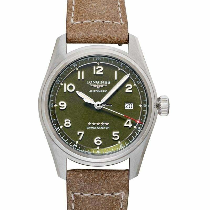 Longines Spirit L38104032 - Spirit Automatic Green Dial Stainless Steel Men's Watch </h1>