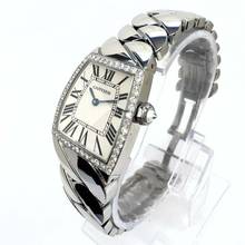 Thumbnail von Cartier La Dona de Cartier Quartz 28mm Steel ~1.5TCW Diamond Watch </h1>
