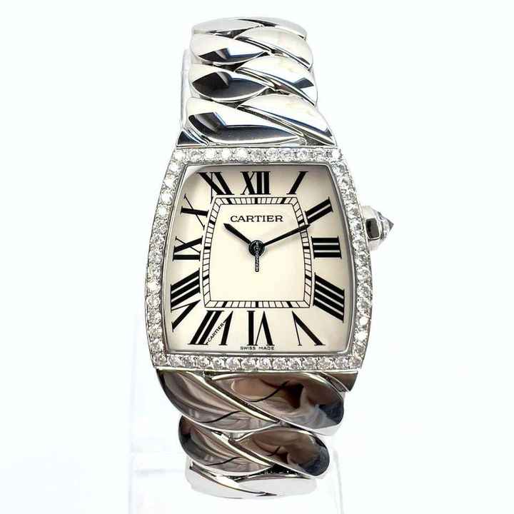  Cartier La Dona de Cartier Quartz 28mm Steel ~1.5TCW Diamond Watch </h1> 