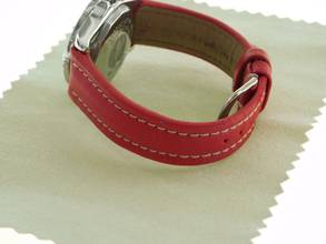 Thumbnail von Breitling Galactic 32 Cockpit Lady / Galactic 32 mit Diamantzifferblatt und neuem original Lederband </h1>