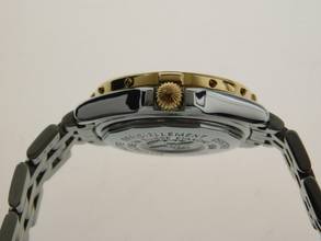 Thumbnail von Breitling Cockpit Lady B-Class / Cockpit Lady mit Goldlünette und original Pilotband im TOP Zustand