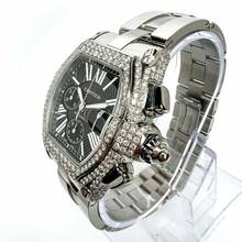 Thumbnail von Cartier Roadster 2618 Automatic 42mm Steel ~5.5TCW Diamond Watch </h1>