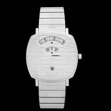 Thumbnail von Gucci YA157410 - Grip Quartz White Dial Stainless Steel Ladies Watch </h1>