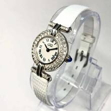 Thumbnail von Cartier VERMEIL COLISÈE 925 Silver Diamond Watch </h1>