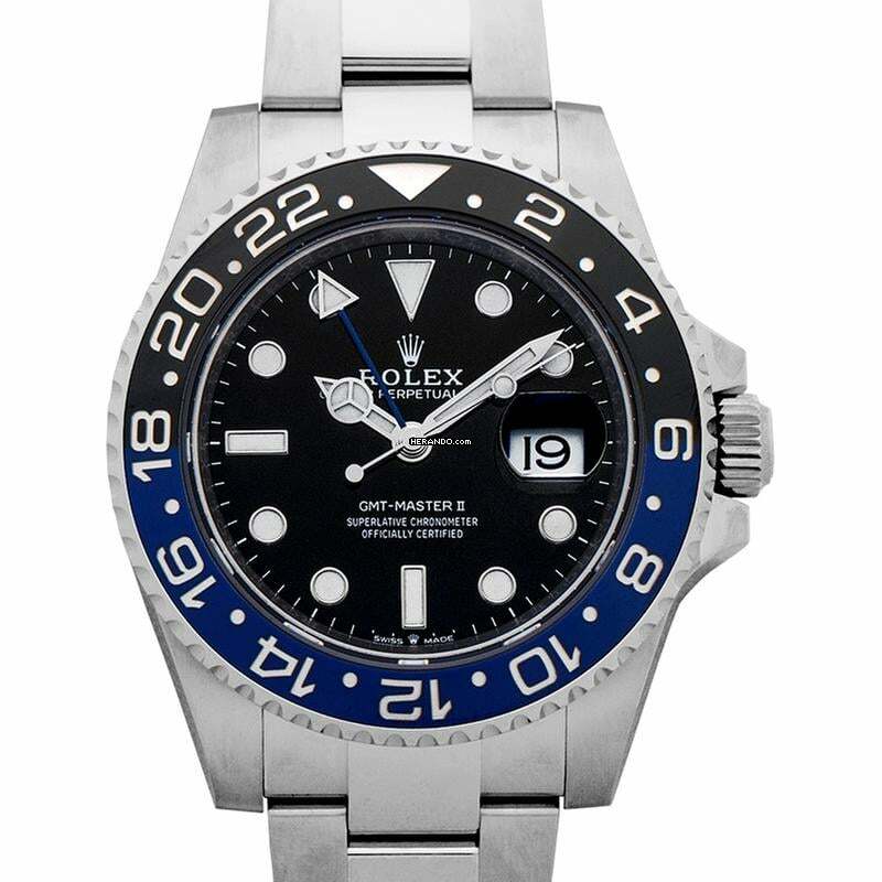  Rolex GMT-Master II 126710BLNR-0003 - GMT Master II Automatic Black Dial Stainless Steel Men's Watch </h1> 