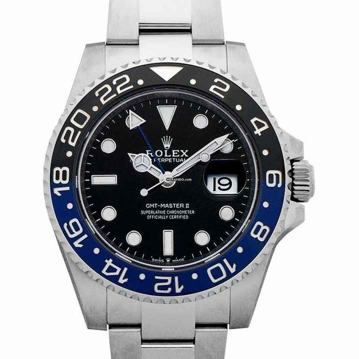  Rolex GMT-Master II 126710BLNR-0003 - GMT Master II Automatic Black Dial Stainless Steel Men's Watch </h1> 