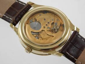 Thumbnail von Omega 18 Karat Gelbgold Vollkalender mit Mondphase Triple Date Moon Automatik v 1973 C.715 </h1>