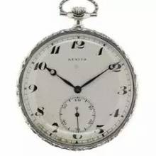 Thumbnail von Zenith Mans open face Lepine Pocket Watch Art Deco </h1>