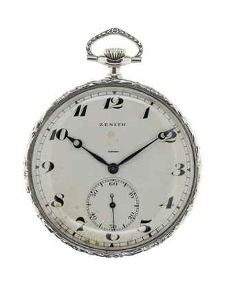  Zenith Mans open face Lepine Pocket Watch Art Deco </h1> 