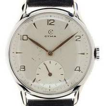 Thumbnail von Cyma Gents oversized Wristwatch </h1>