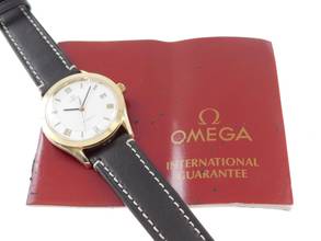 Thumbnail von Omega Speedmaster massiv 18 Karat Gelbgold Automatik 35 mm Cal 1110 im Full Set </h1>